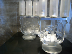 ルネ・ラリック作の「電灯式多岐型燭台」