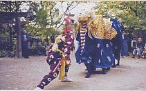熊野藤白神社の獅子舞