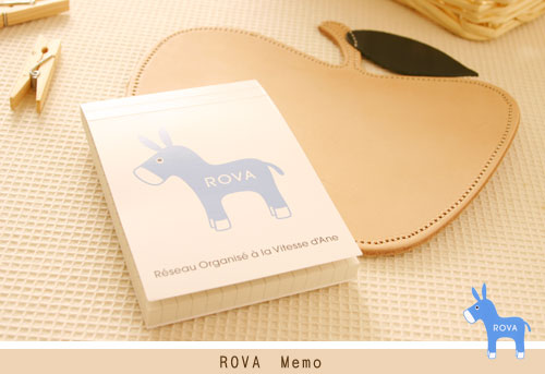 ROVA（ロバ）のメモパッド
