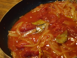 イワシのトマトパスタ~ローズマリー風味1