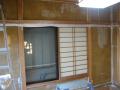 埼玉県所沢市　中古一戸建て　和室　壁紙クロス下地処理　シーラー塗り作業後