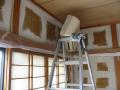 埼玉県所沢市　中古一戸建て　和室　壁紙クロス下地処理　下パテ作業中