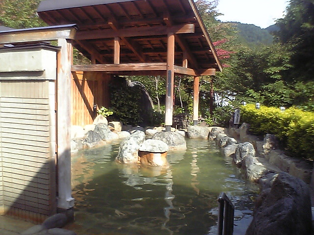 湯の平温泉 露天スペース