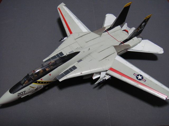 NO_STEP F-14A トムキャット 大西洋空母航空団 ハセガワ1/72 （自宅作成）